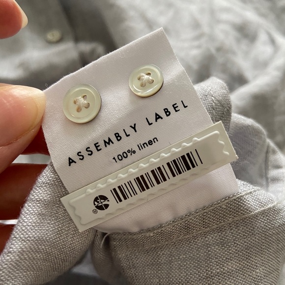 Assembly Label Xander Linen Shirt - Picture 3 of 7